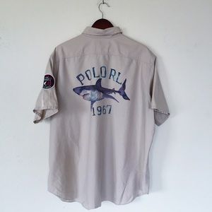 ✨ RARE! Ralph Lauren Ocean Camp Button Up ✨